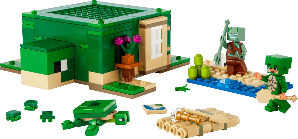 LEGO Minecraft - Het schildpadstrandhuis 8+