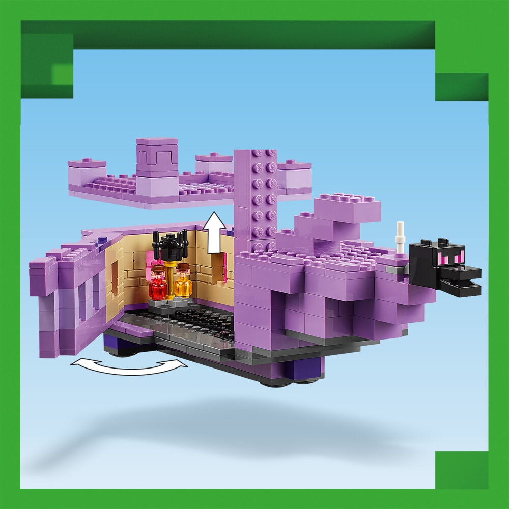 LEGO Minecraft - De Enderdraak en het End-schip 8+