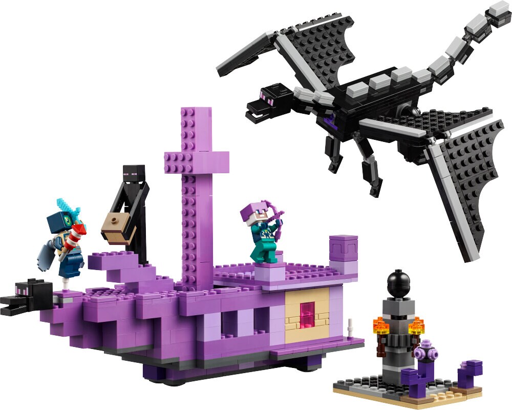 LEGO Minecraft - De Enderdraak en het End-schip 8+