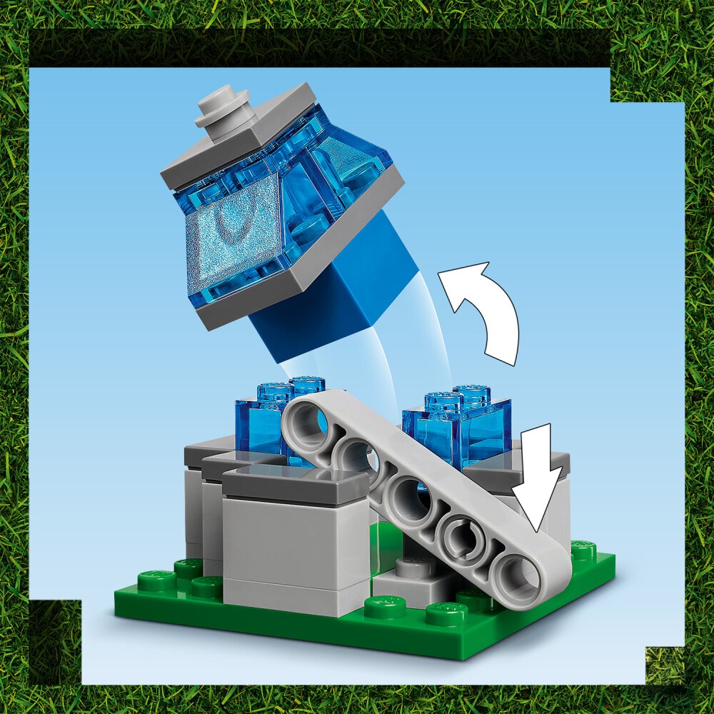 LEGO Minecraft - De Ghast-ballon aanval op het dorp 10+