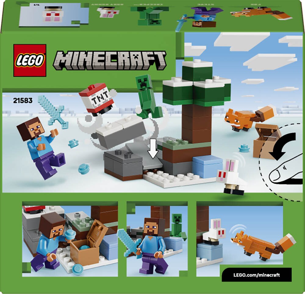 LEGO Minecraft - Steves taiga-avontuur 6+