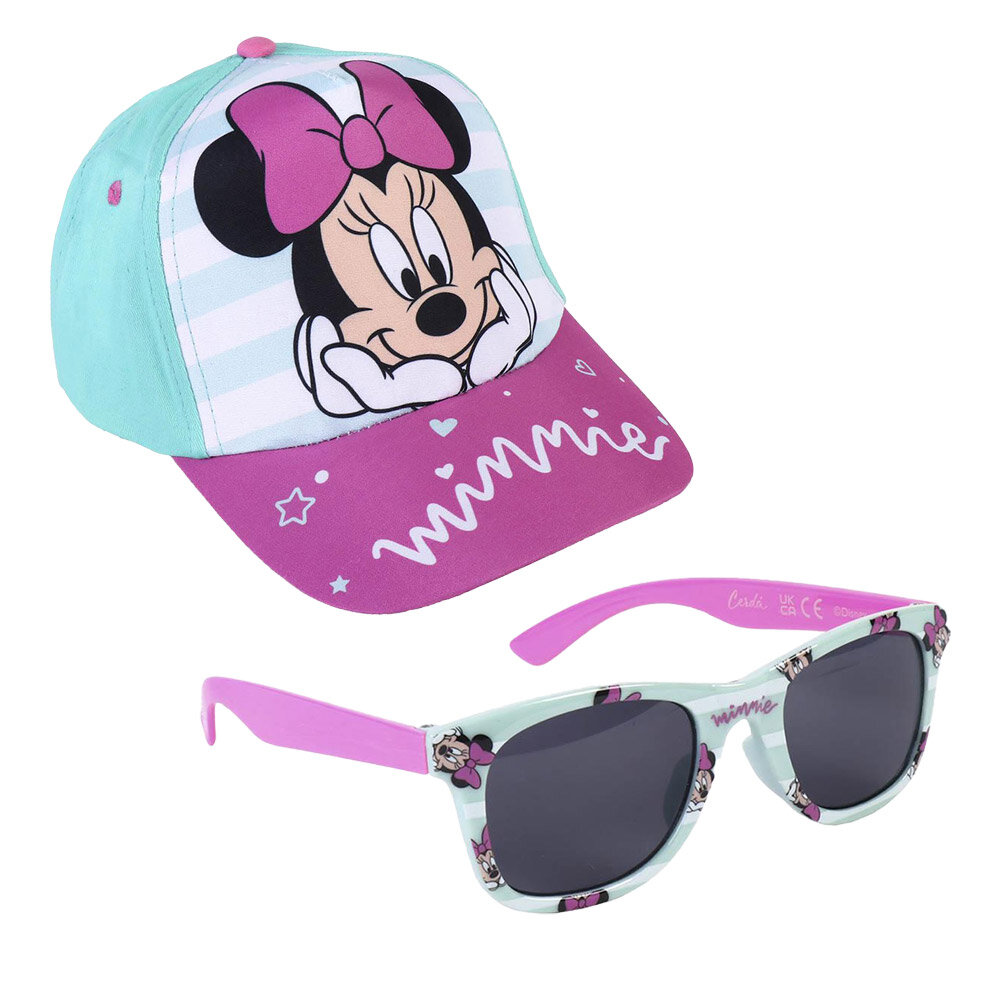 Minnie Mouse - Pet en zonnebril voor kinderen