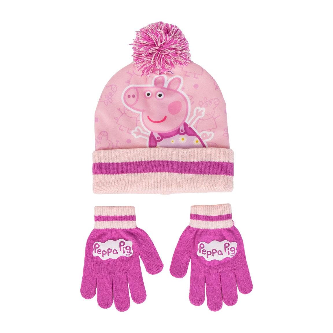 Peppa Pig Muts en handschoenen