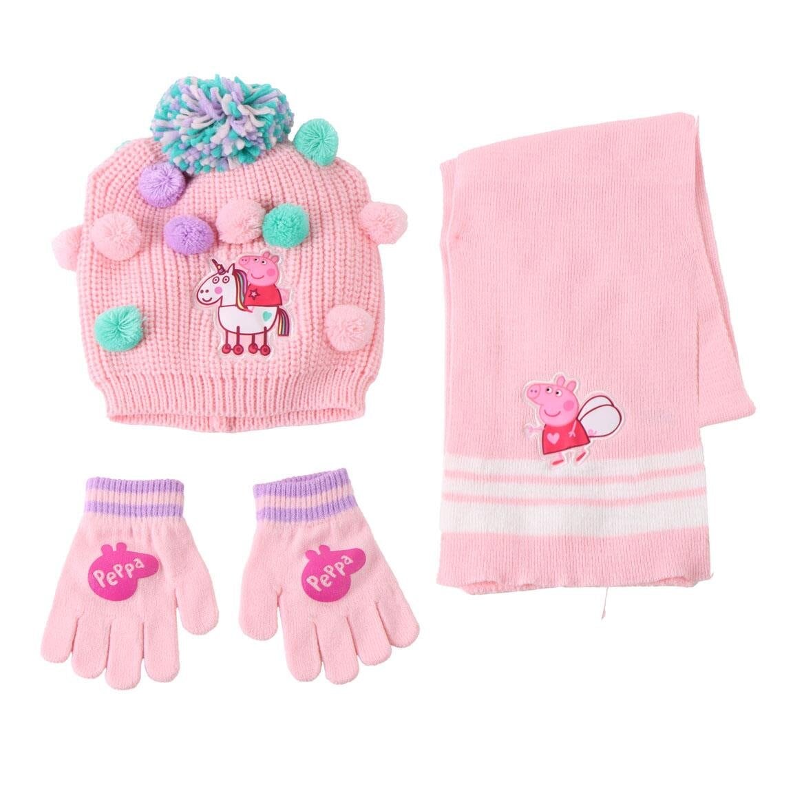 Peppa Pig - Muts, sjaal en handschoenen