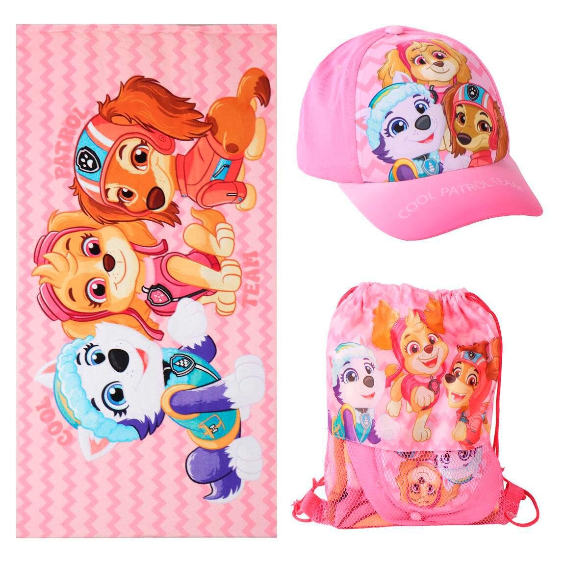 Paw Patrol Skye - Set met Handdoek, Pet & Gymtas