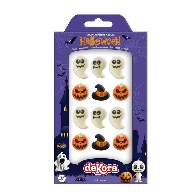 Suikerdecoraties Halloween 12 stuks