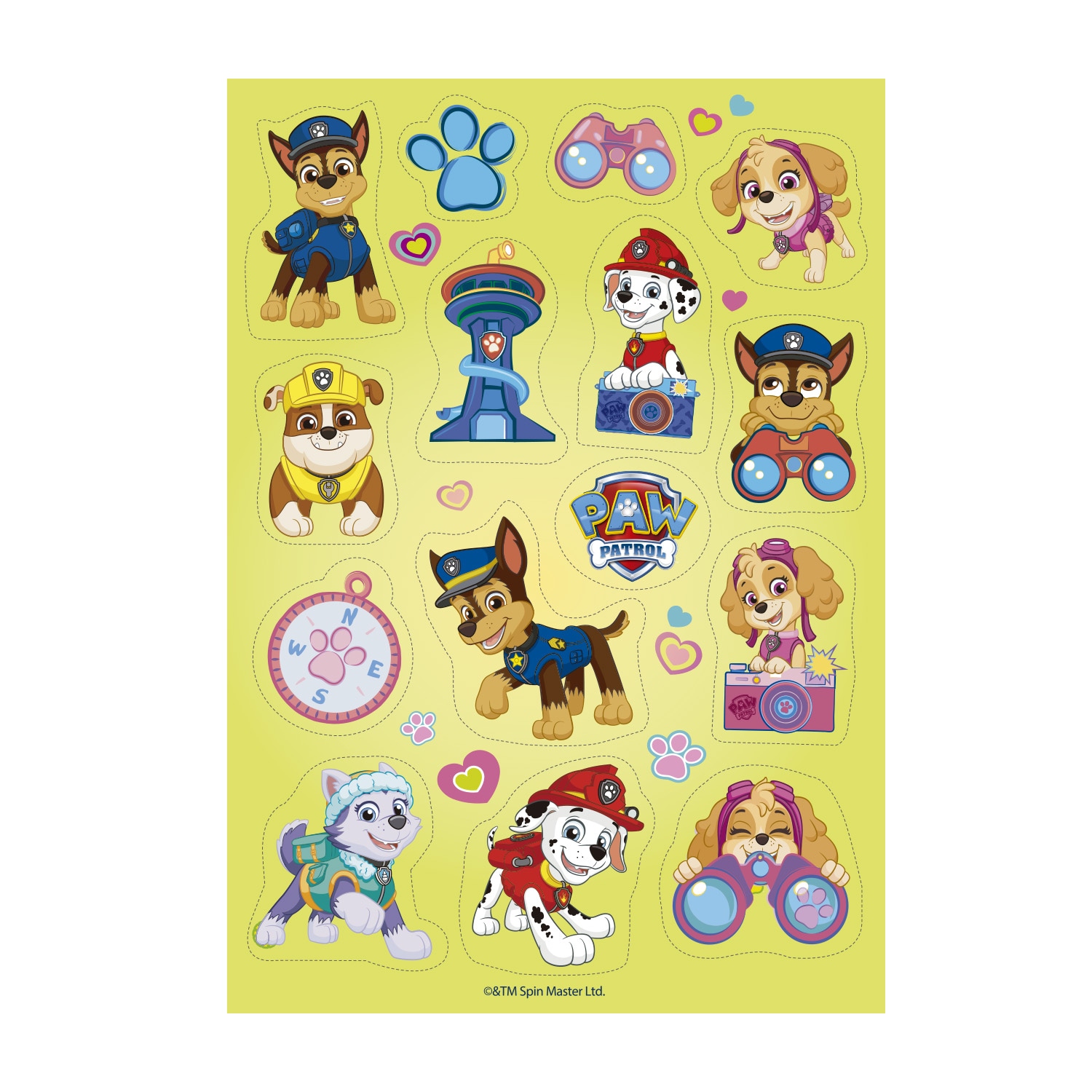 Paw Patrol - Suikerdecoraties 15 stuks