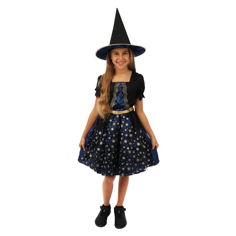 Halloween Heksenkostuum Kind 7-9 jaar (117-134 cm)
