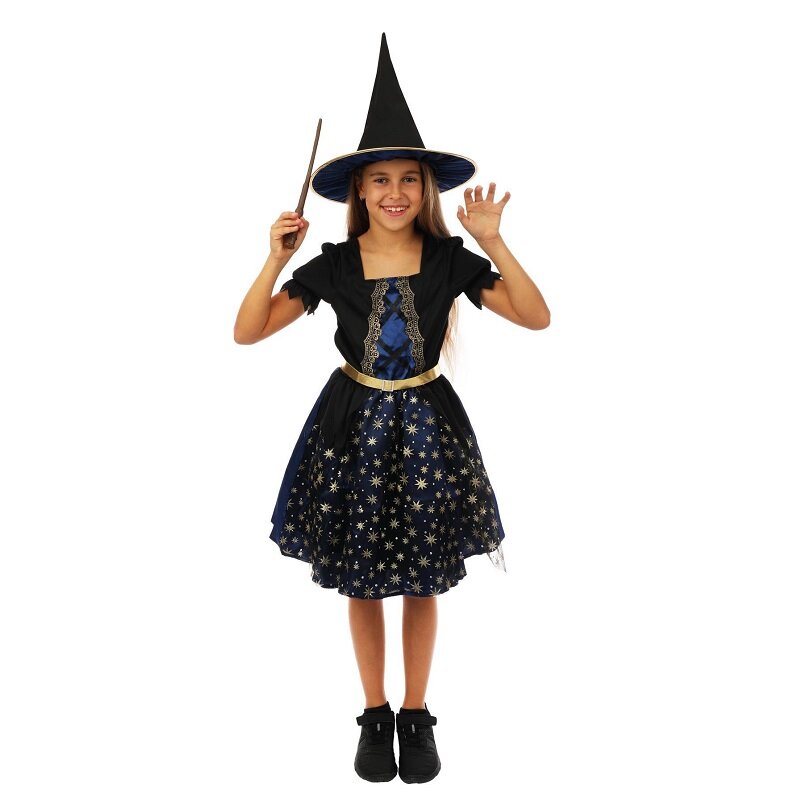 Halloween Heksenkostuum Kind 7-9 jaar (117-134 cm)