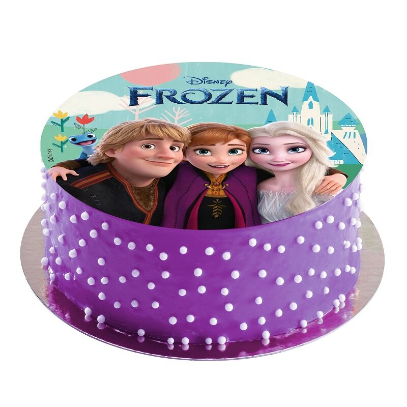 Taartprint Frozen 2 - Fondant 20 cm