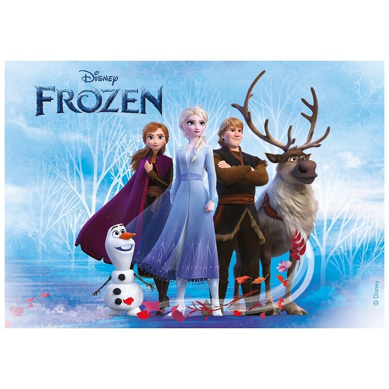 Taartprint Frozen 2 - Fondant 15 x 21 cm