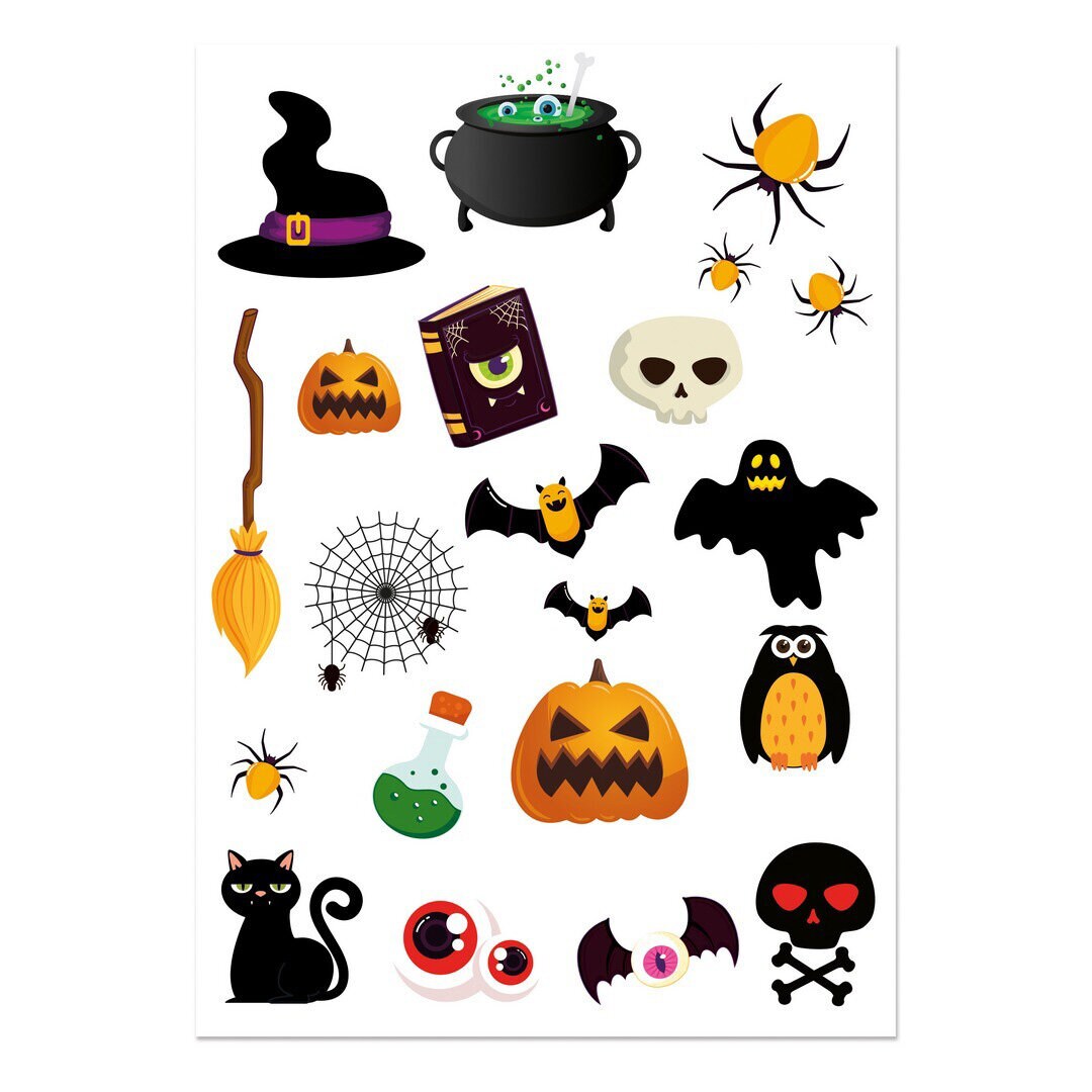 Halloween Neptattoos voor kinderen