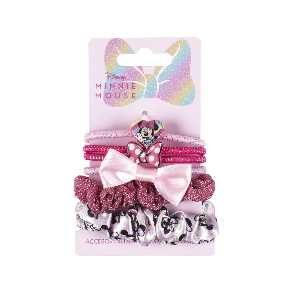 Minnie Mouse - Haarelatiekjes 6 stuks