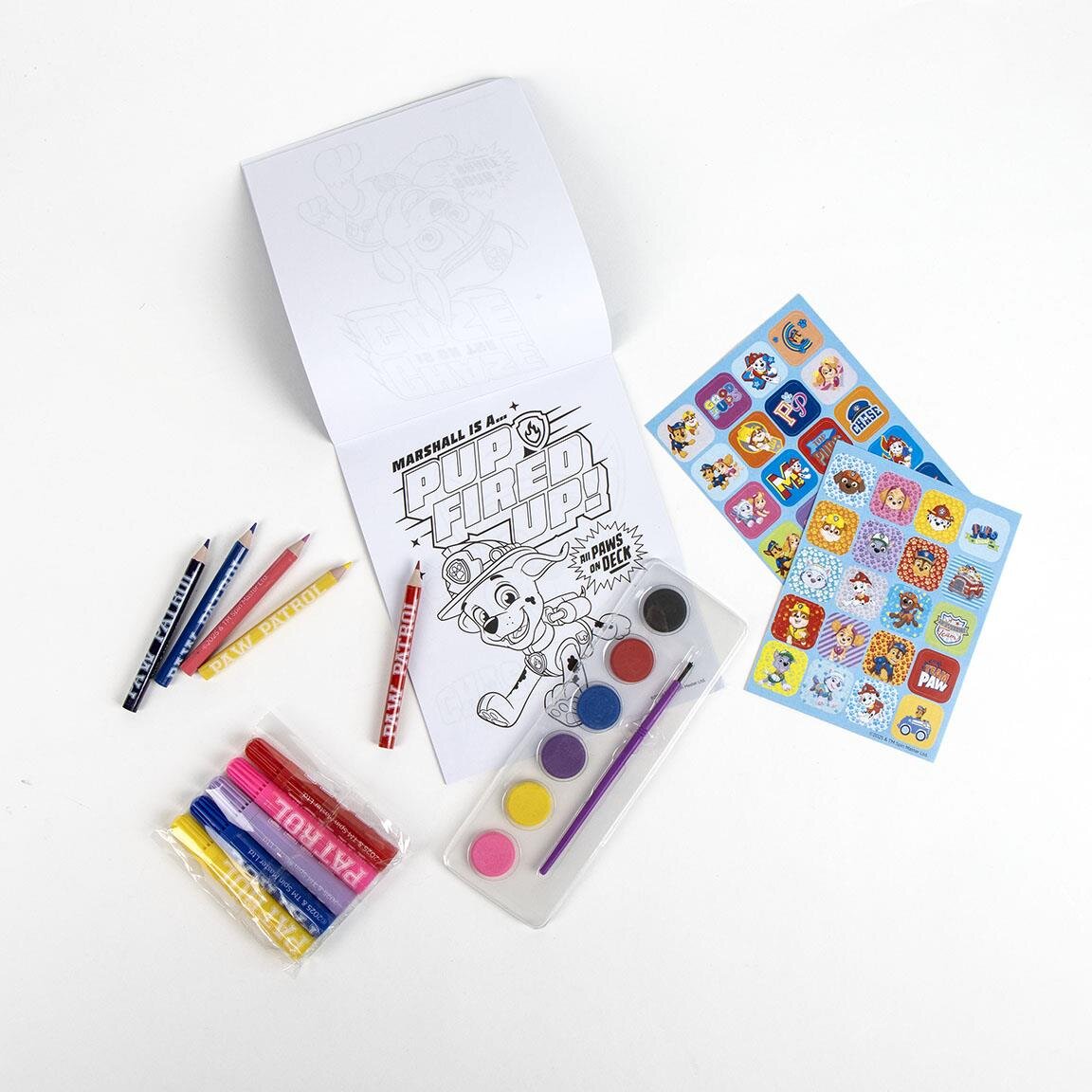 Paw Patrol - Creatieve rugzak met 15 knutselspulle