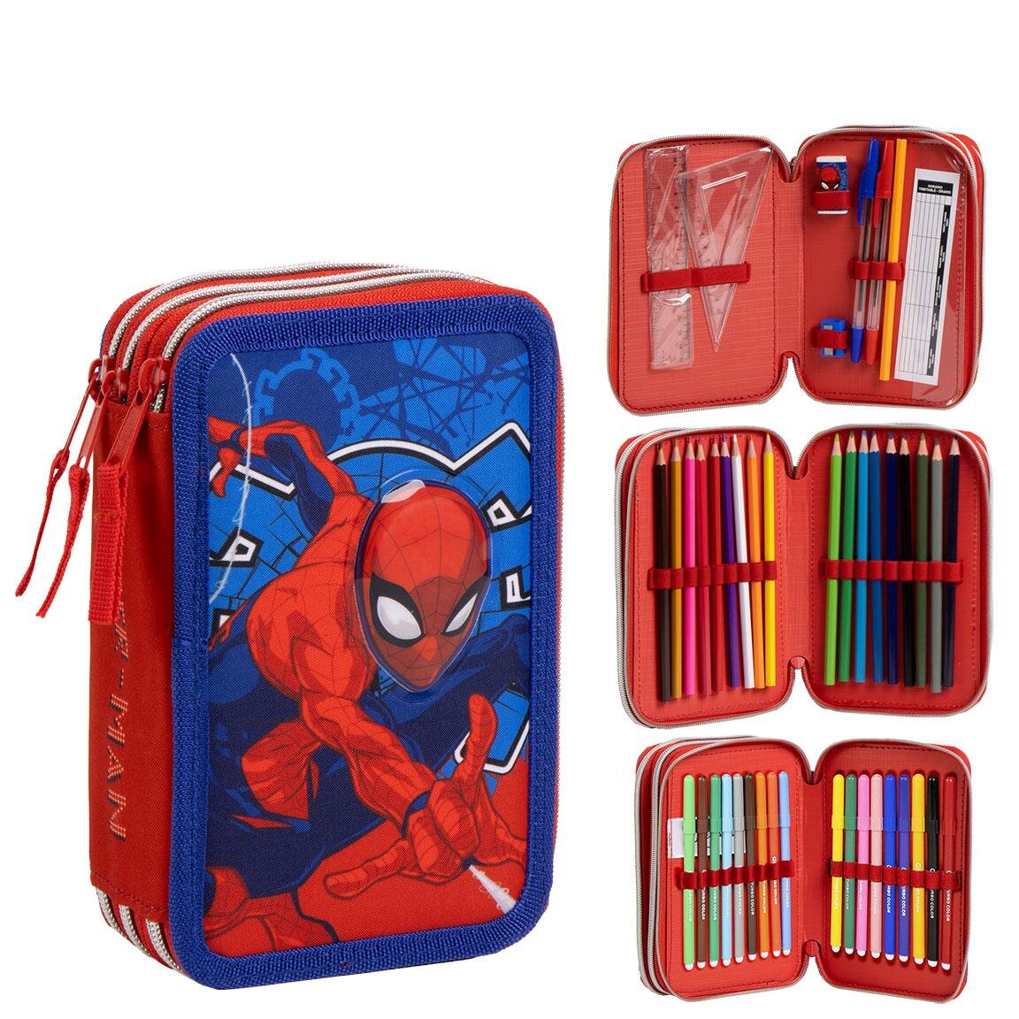 Spiderman Etui met accessoires
