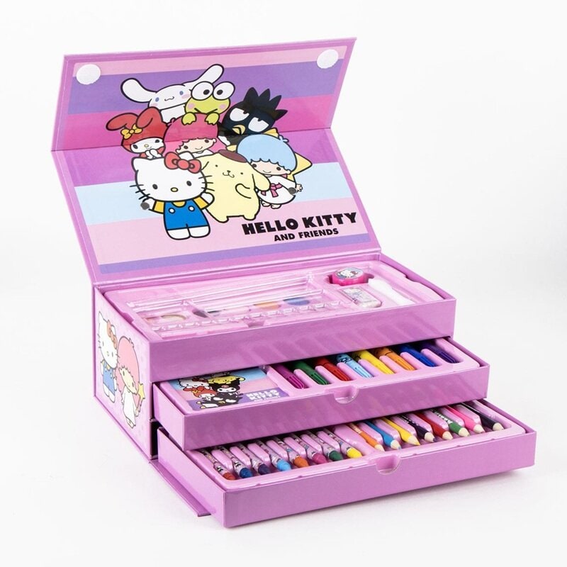 Hello Kitty - Teken- en Verfset