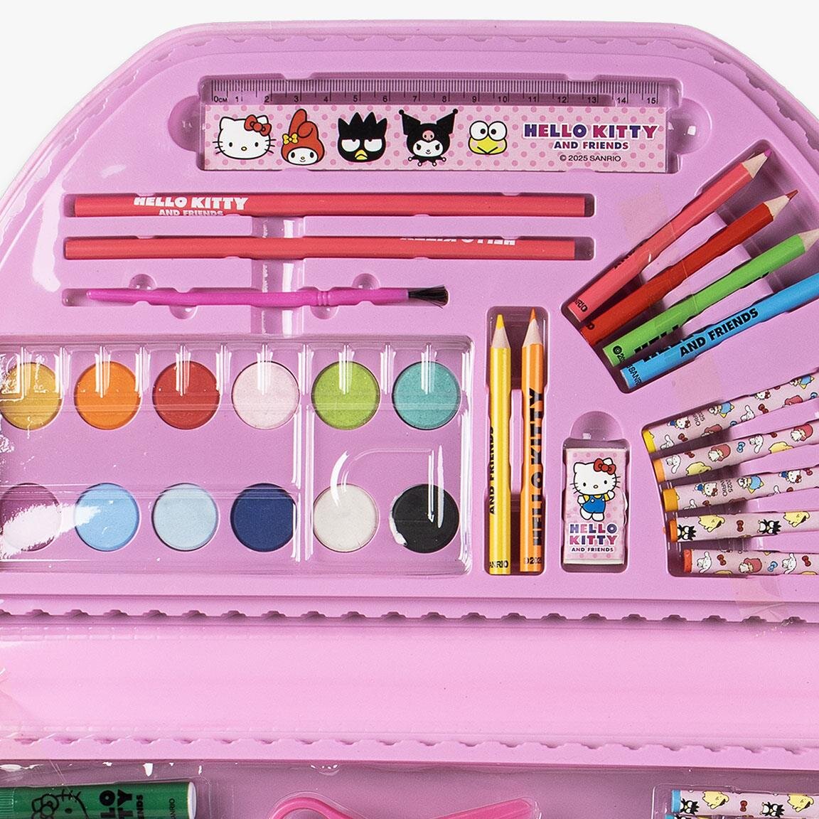 Hello Kitty - Teken- en verfsset met 50 onderdelen