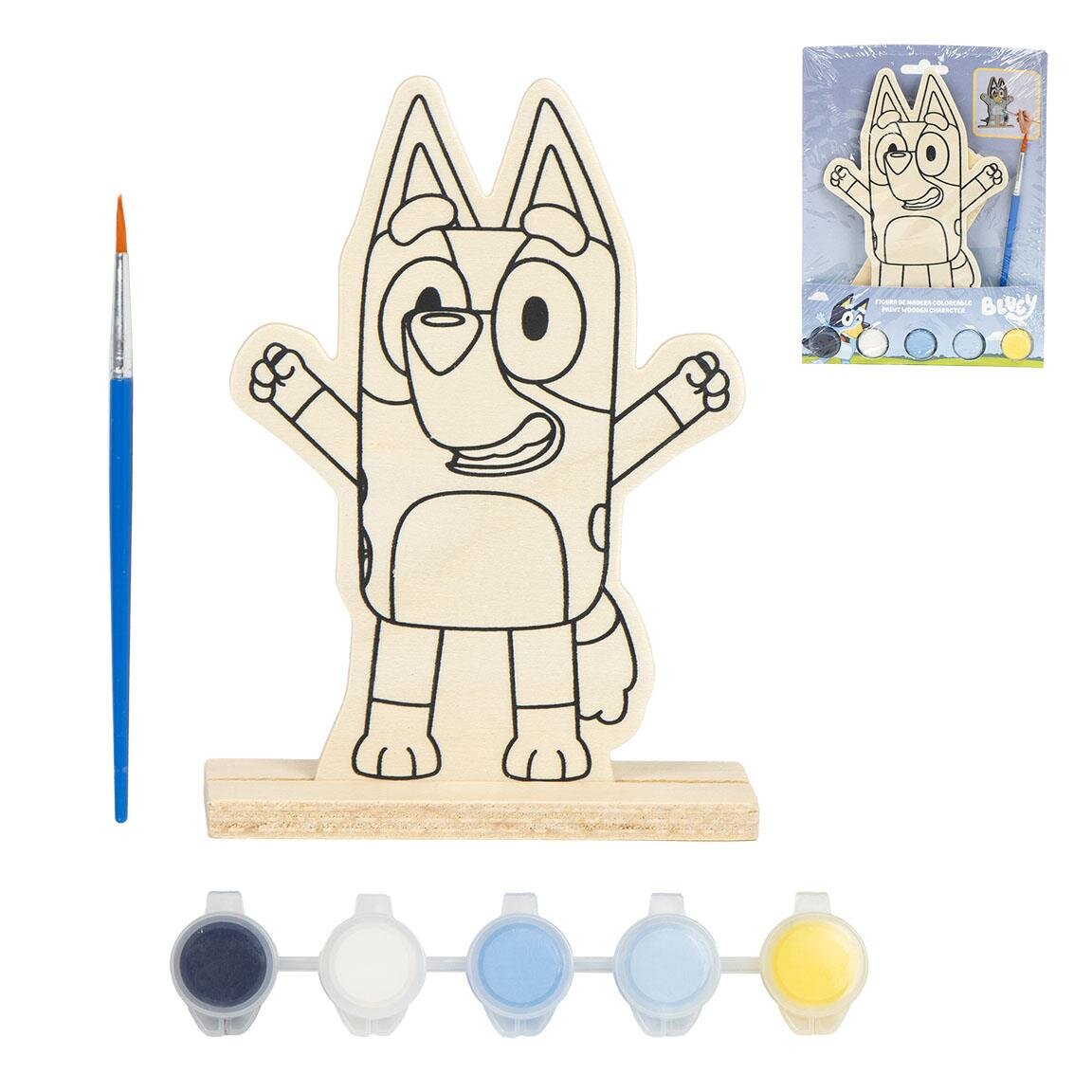 Bluey - Houten figuur om te verven