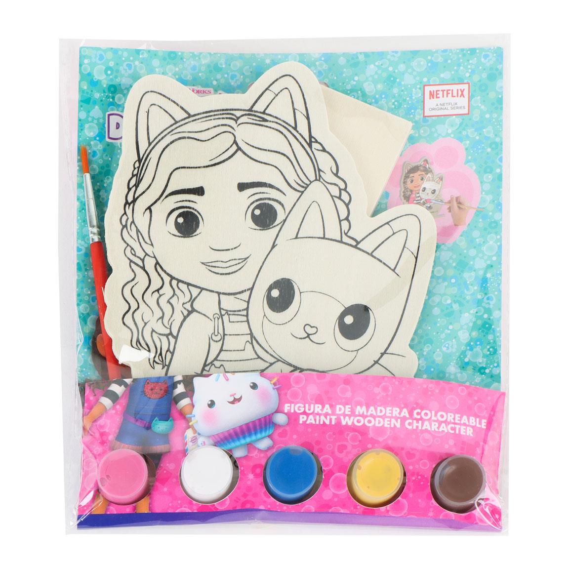 Gabby's Dollhouse - Houten figuur om te verven