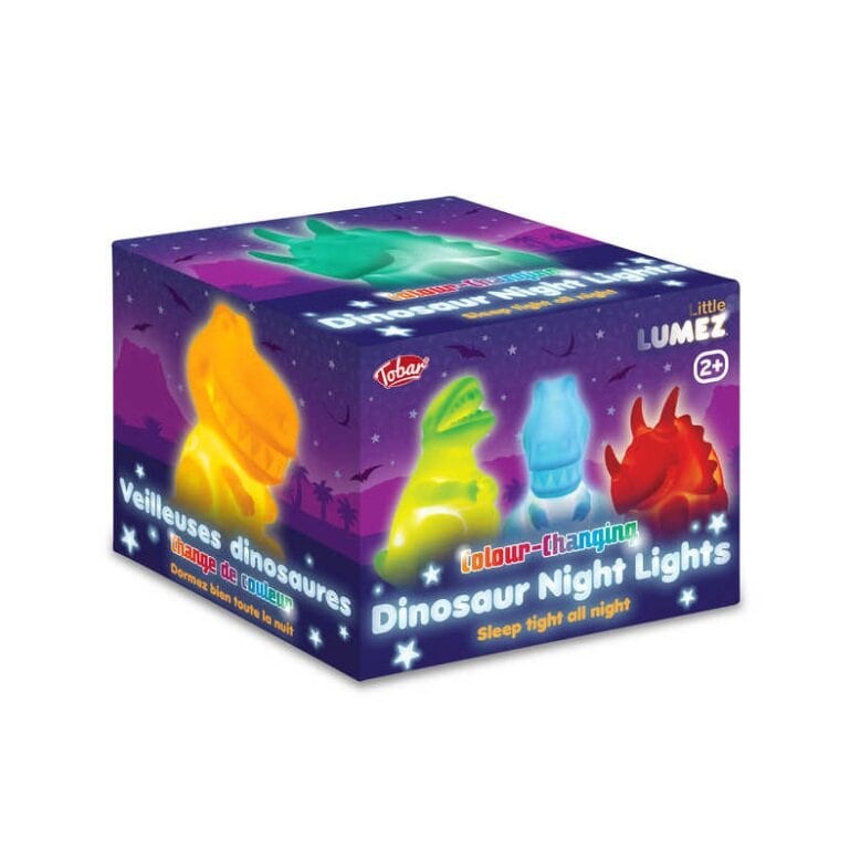 Dino Kleurveranderende Nachtlampjes 3 stuks