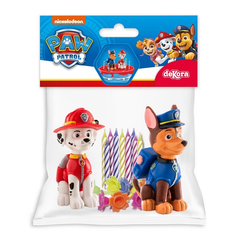 Paw Patrol Taartfiguren & Taartkaarsen