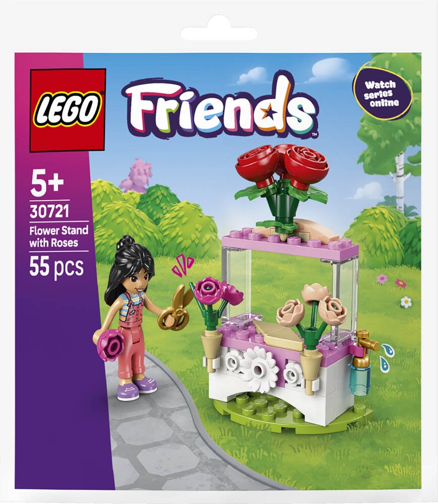 LEGO Friends - Bloemenkraam met rozen 5+