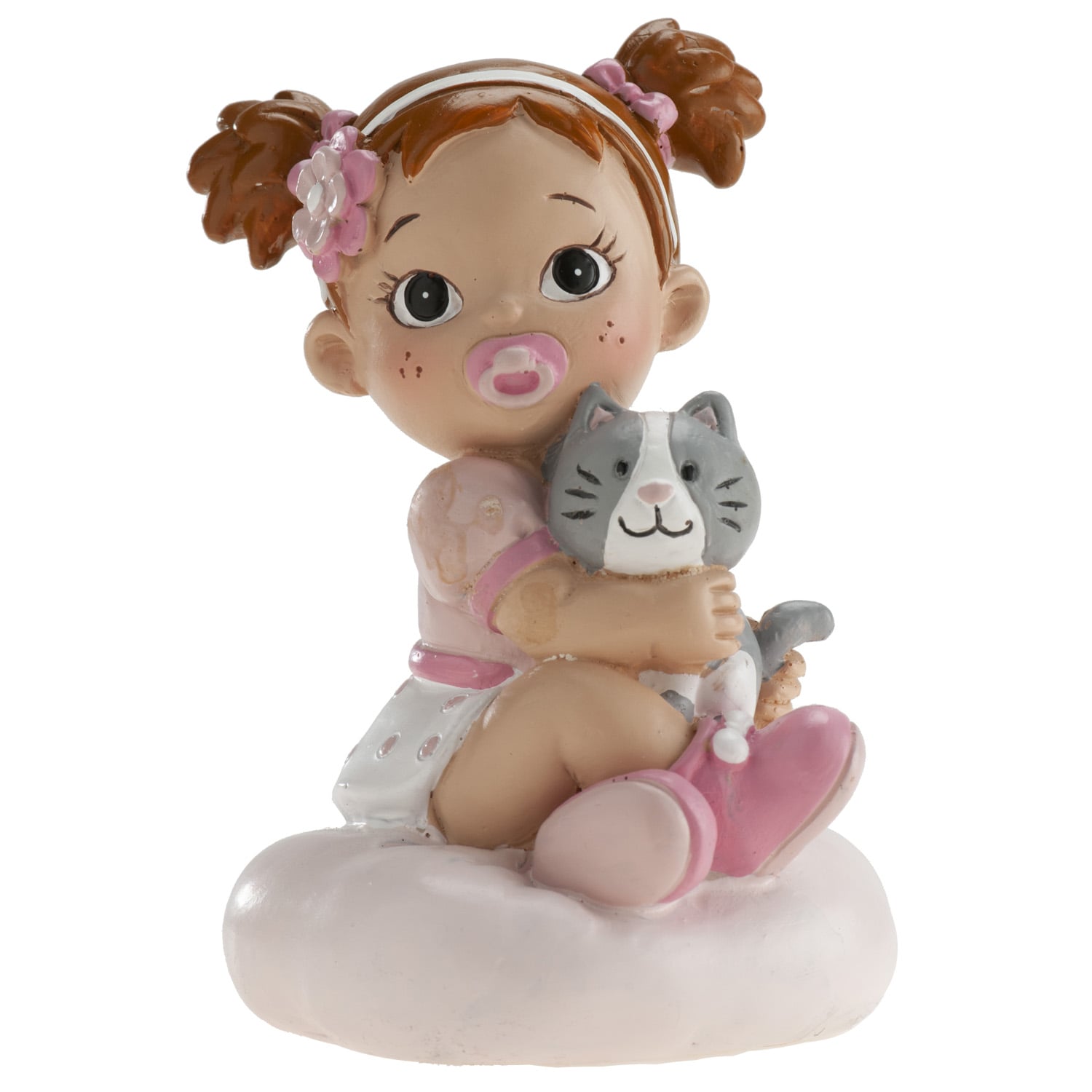 Cake Topper - Baby Meisje 9 cm