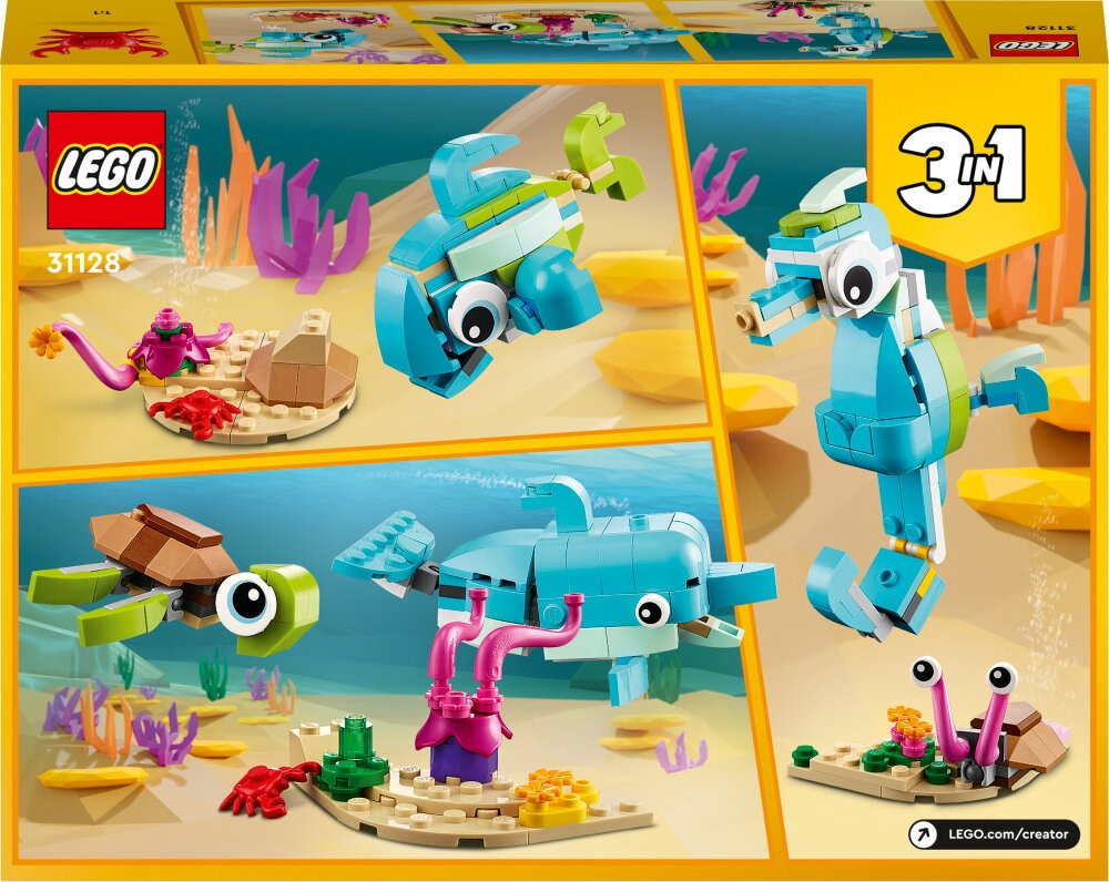 LEGO Creator - Dolfijn en schildpad 6+