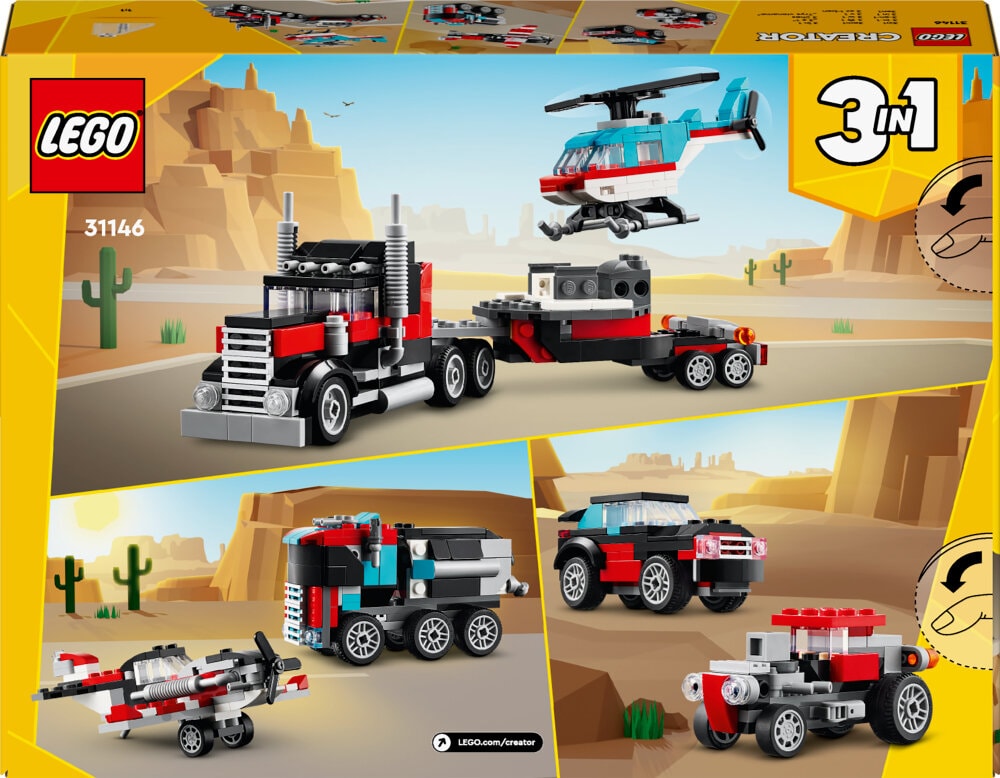 LEGO Creator - Truck met helikopter 7+