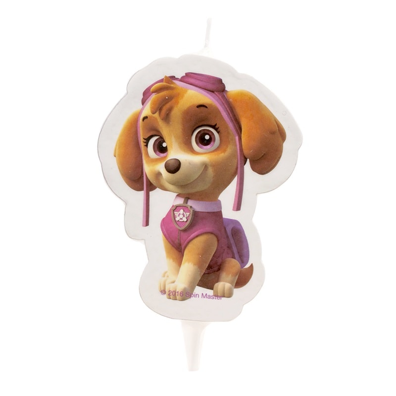 Paw Patrol - Skye Taart Kaars 7,5 cm