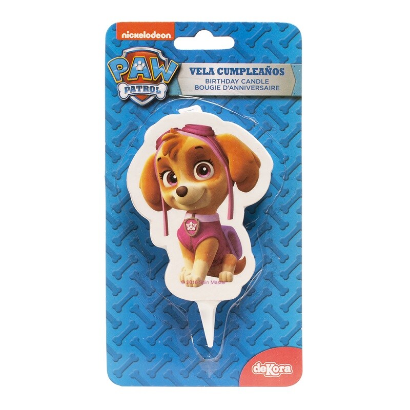 Paw Patrol - Skye Taart Kaars 7,5 cm