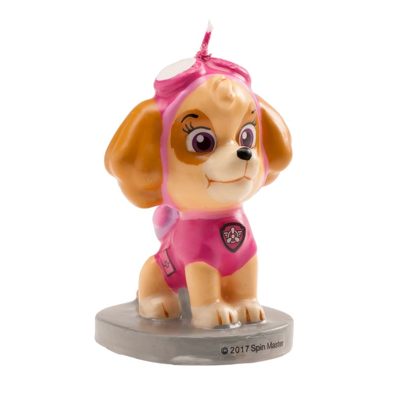 Paw Patrol - Skye Taart Kaars 3D 7 cm