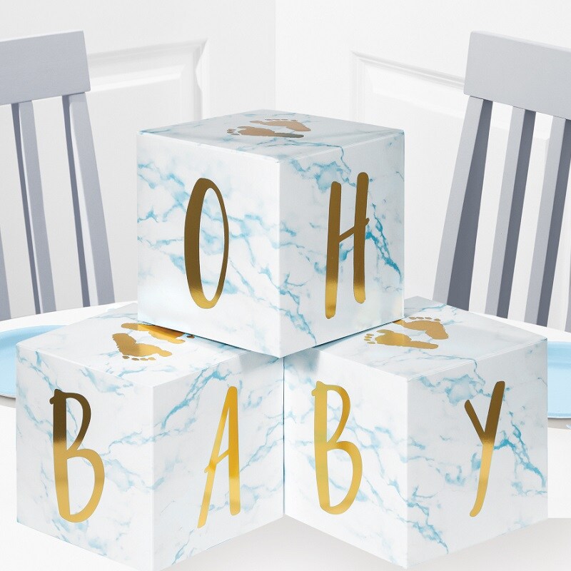 Oh Baby - Tafeldecoratie blauw 3 stuks