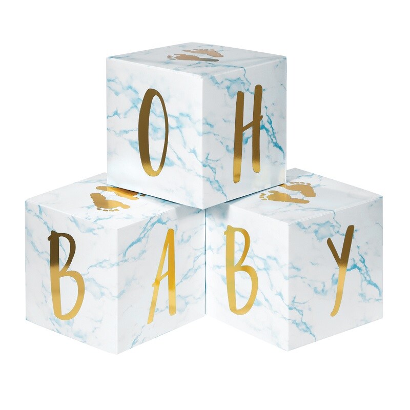 Oh Baby - Tafeldecoratie blauw 3 stuks