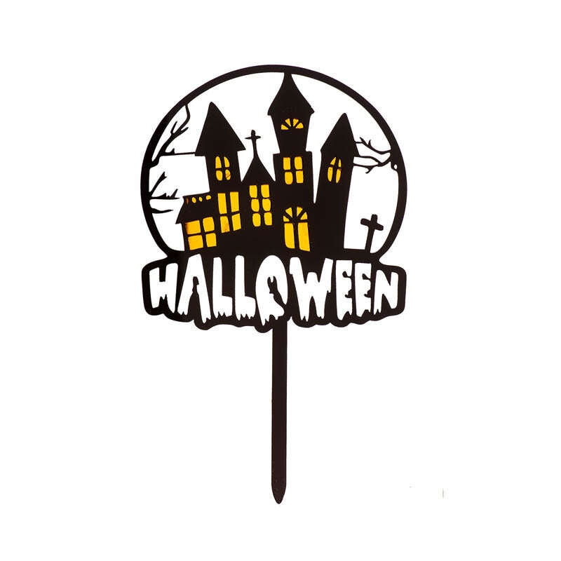 Taartdecoratie Halloween Spookhuis