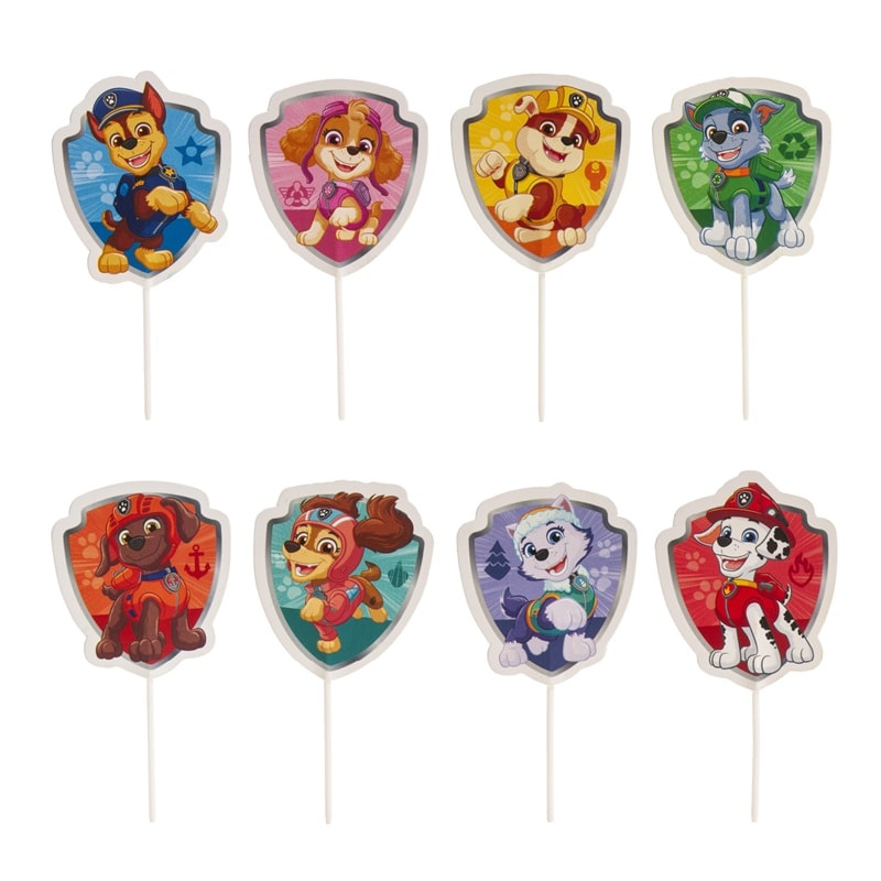 Paw Patrol - Caketoppers 16 stuks