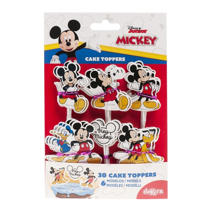 Mickey Mouse - Cake Toppers 30 stuks
