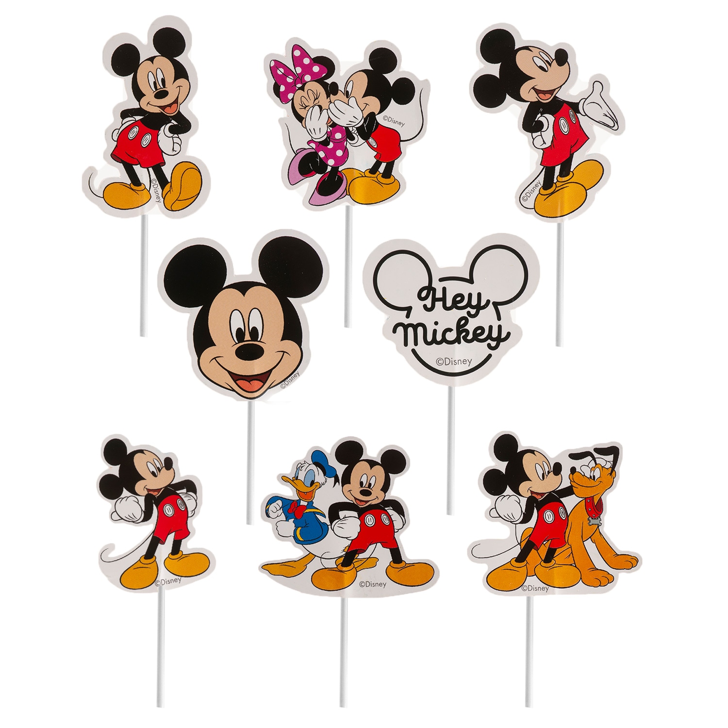 Mickey Mouse Caketoppers 16 stuks