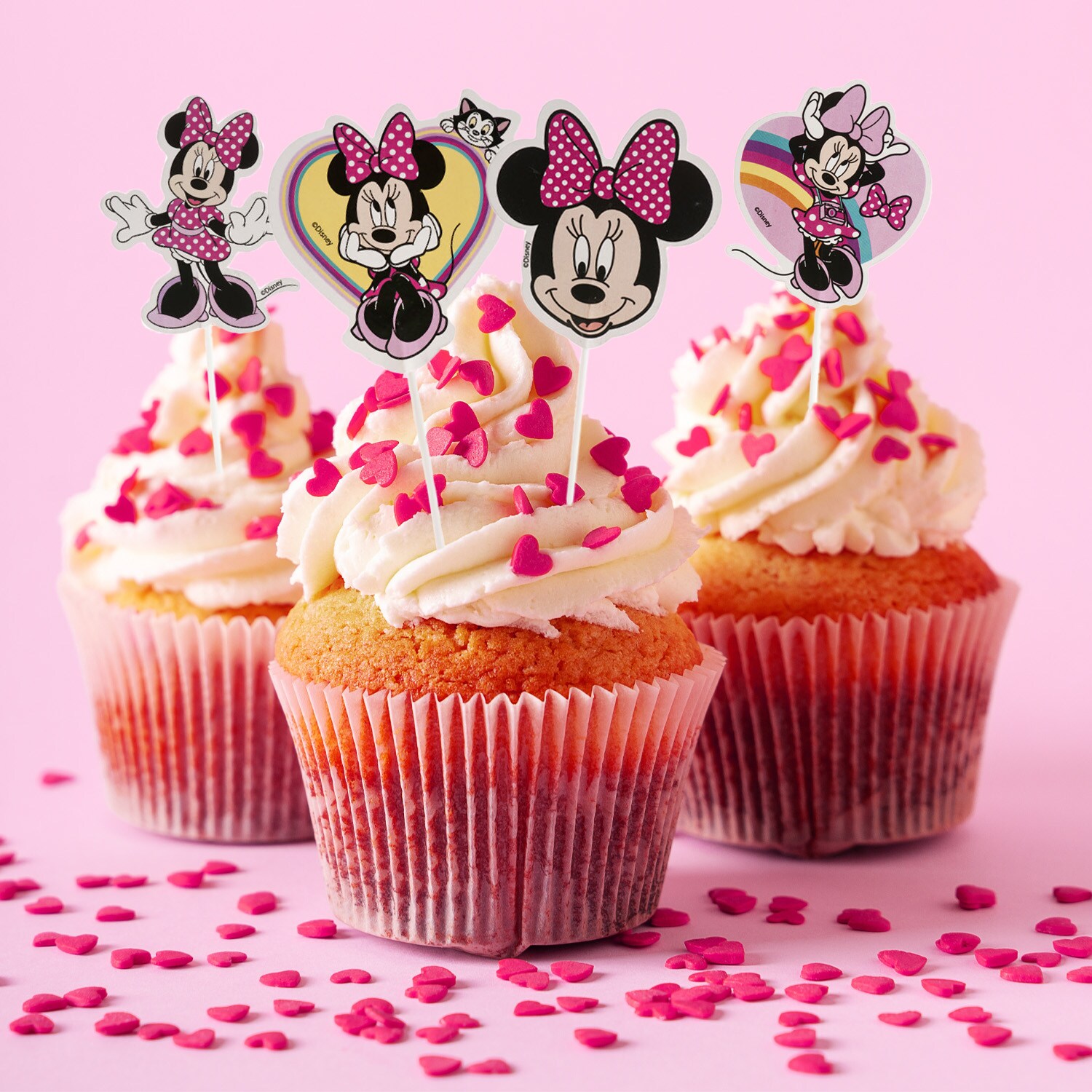 Minnie Mouse - Caketoppers 16 stuks