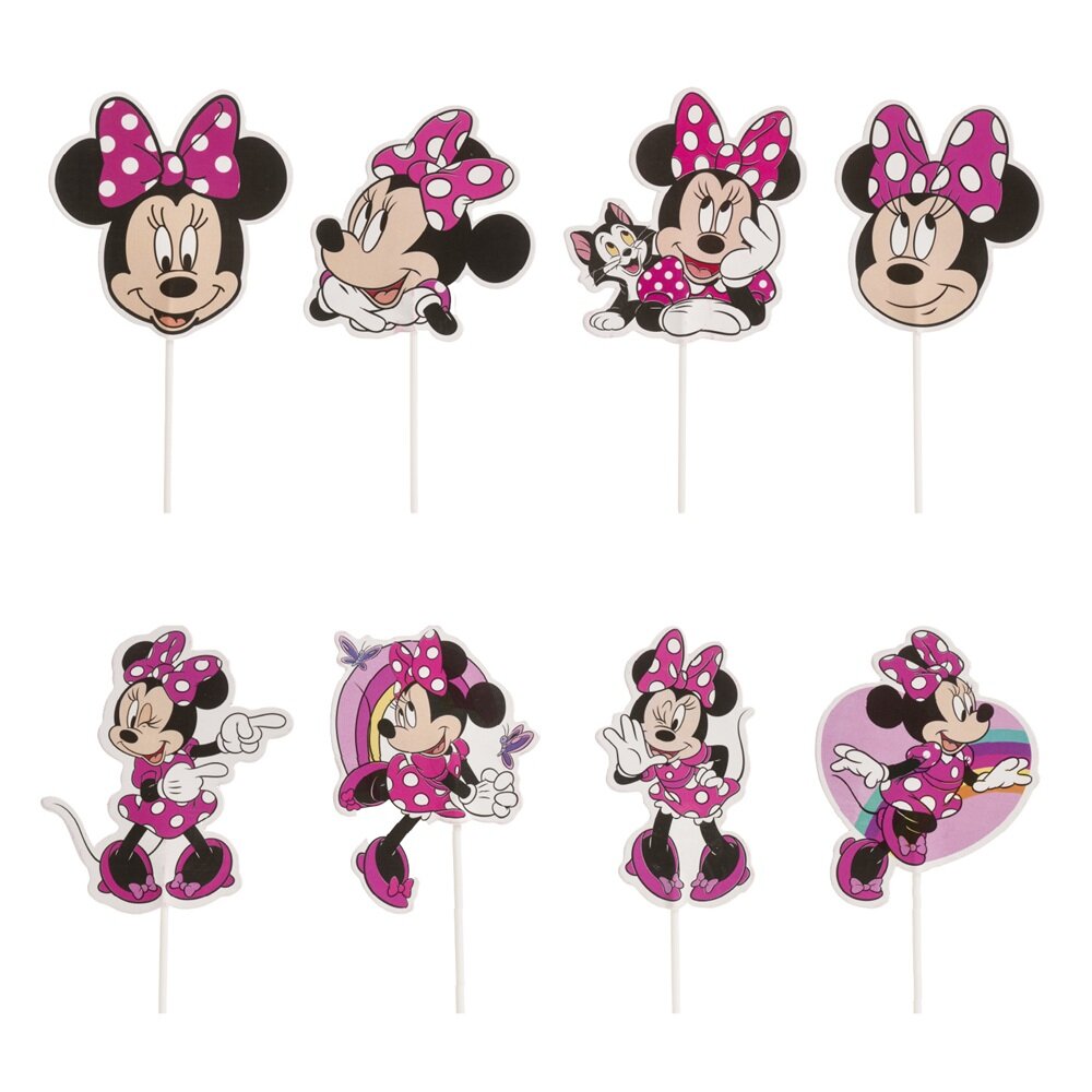 Minnie Mouse - Caketoppers 16 stuks