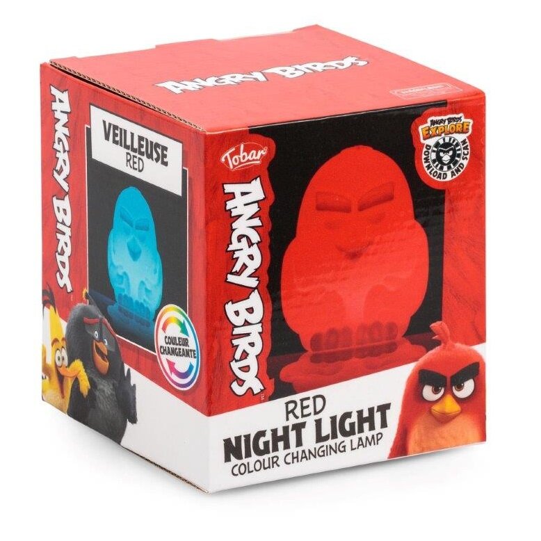 Angry Birds Red - Kleurveranderend Nachtlampje