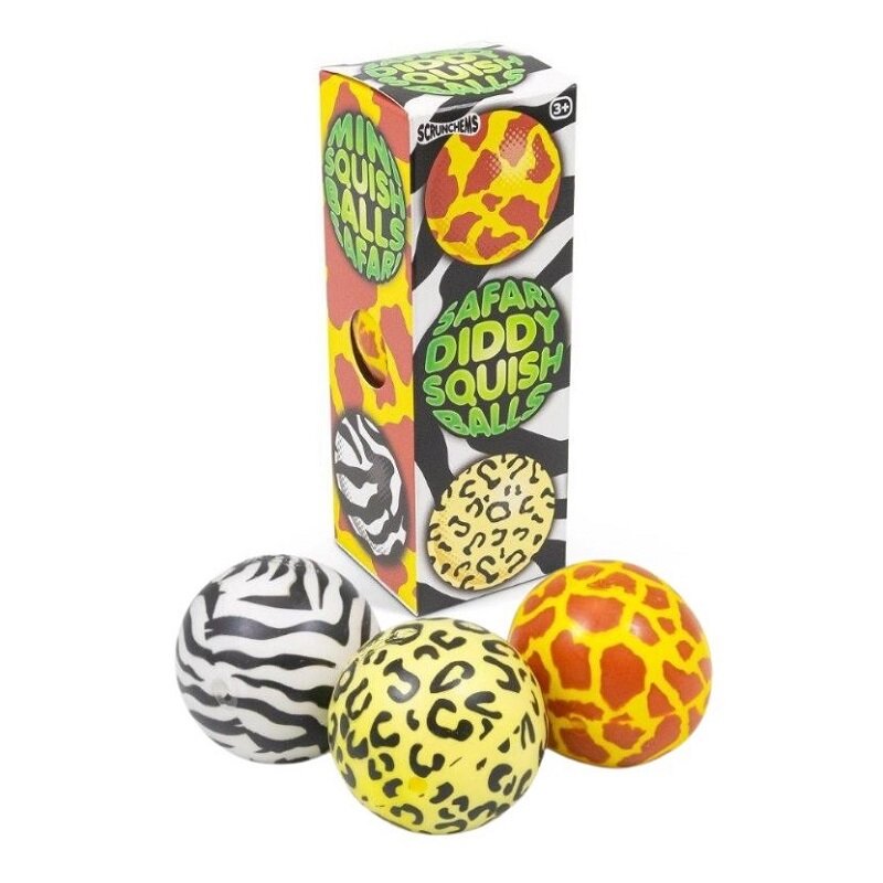 Safari squeezeballen 3 stuks