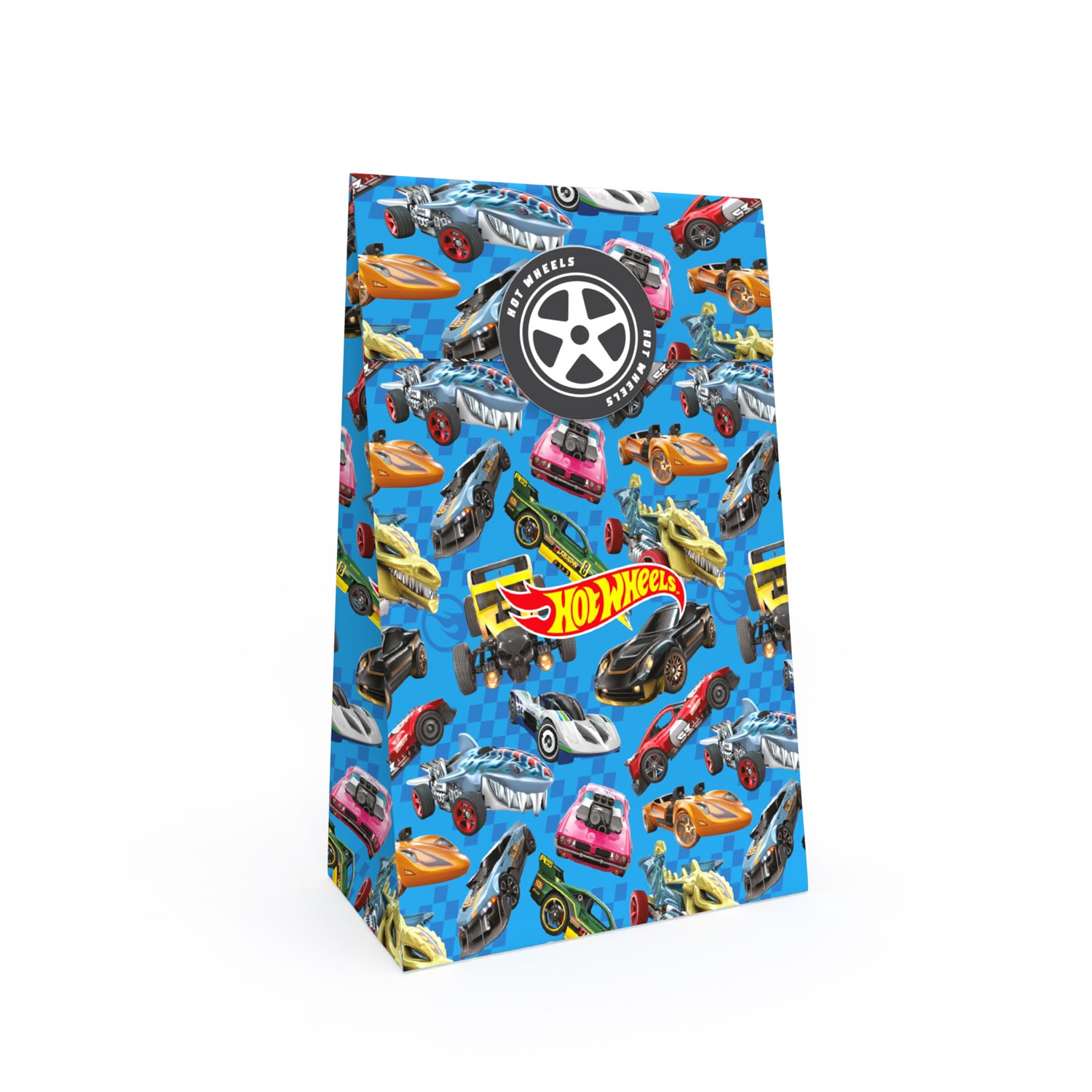 Hot Wheels - Uitdeelzakjes met stickers 10-pack
