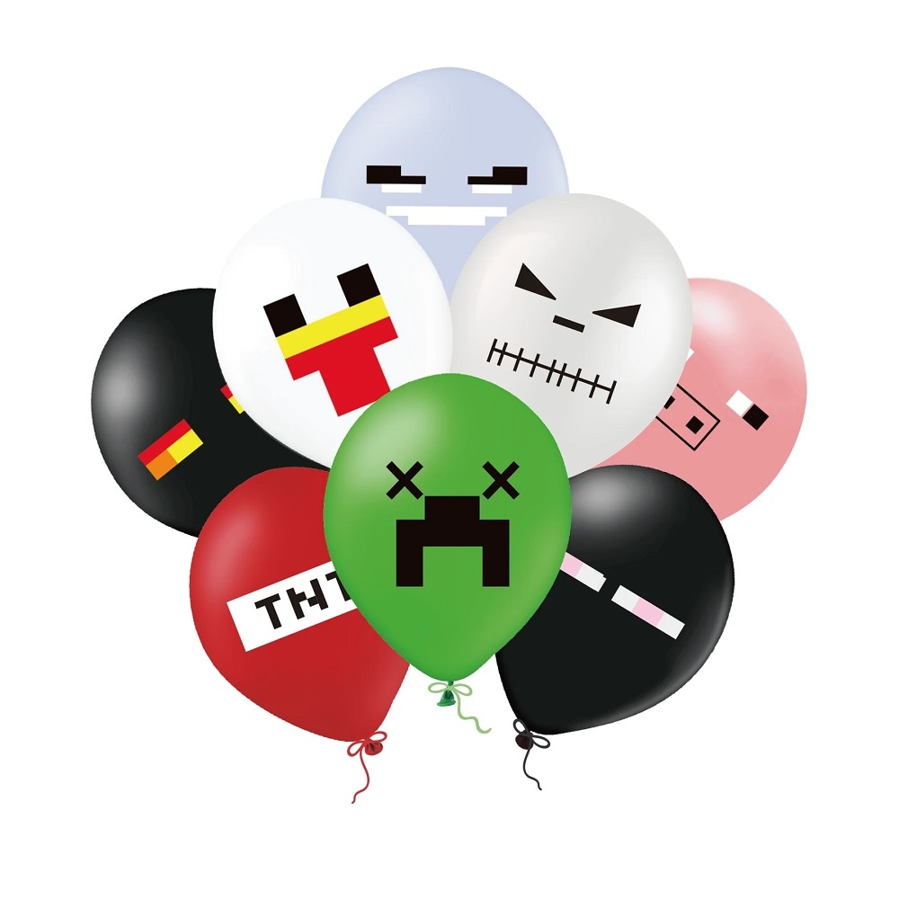 Ballonnen Pixel 8 stuks