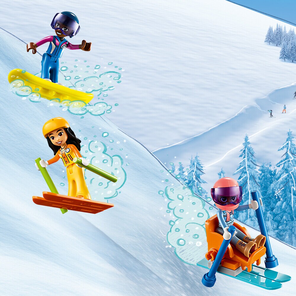 LEGO Friends - Vakantie skipiste en café 9+