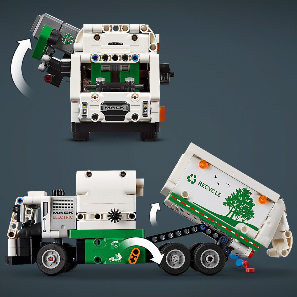 LEGO Technic - Mack LR Electric vuilniswagen 8+