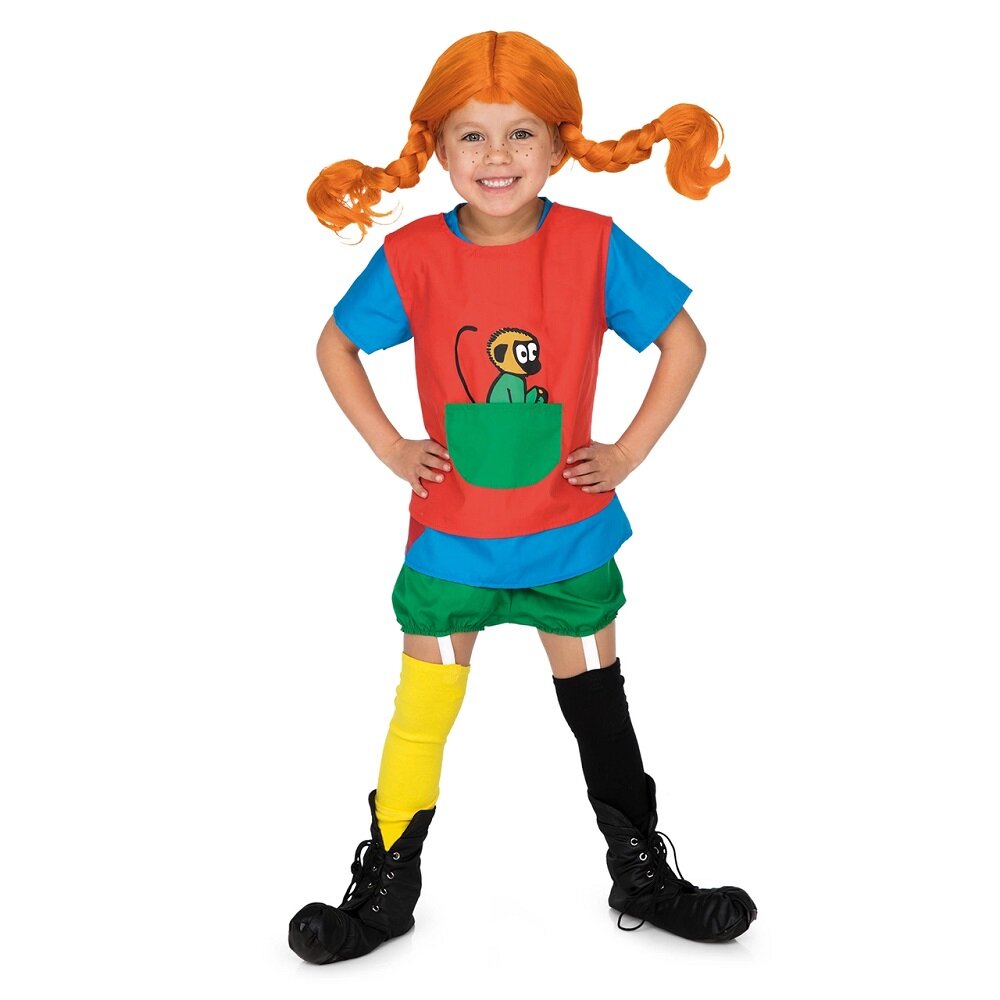 Pippi Langkous Kostuum Kind 4-6 jaar