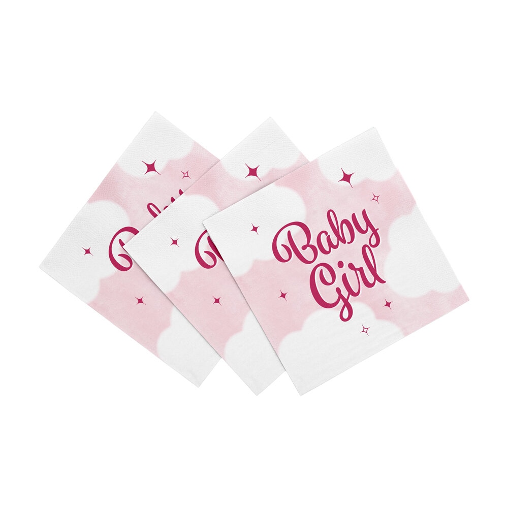 Baby Girl Servetten 20 stuks