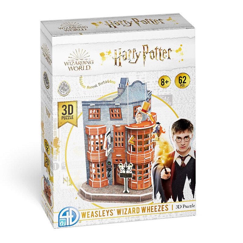 Harry Potter 3D Puzzel - Weasley´s Wizard 62 stukjes