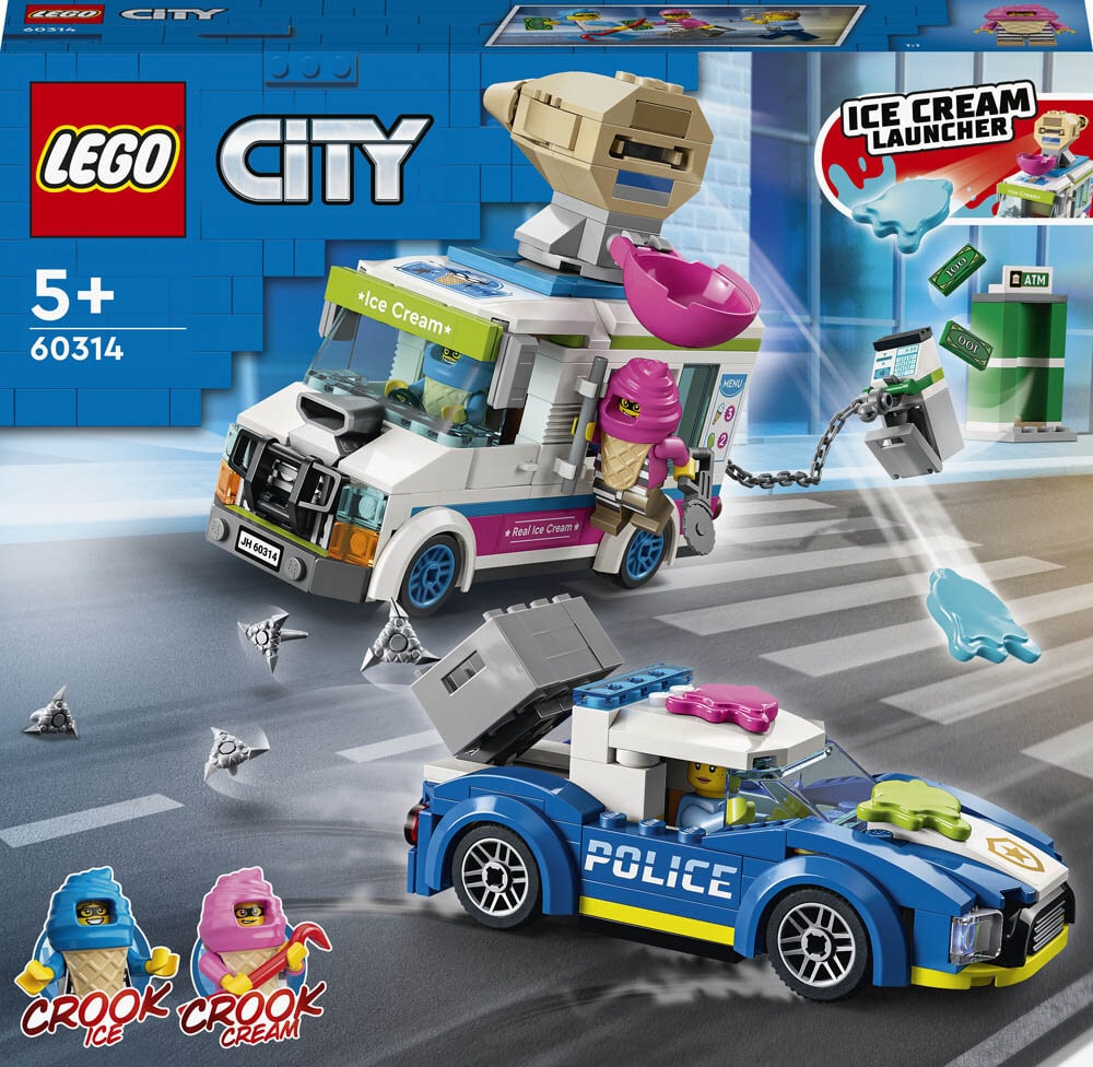 LEGO City - IJswagen politieachtervolging 5+